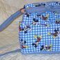 purse Mickey Mouse quilt denim organizer reversible handbag