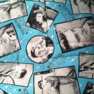 handbag,Elvis fabric, quilt, denim , reversible, organizer, purse