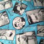 handbag,Elvis fabric, quilt, denim , reversible, organizer, purse