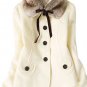 Button Down Fur Collar Tie Jacket (3 colors)
