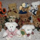 Lot of 11 Retired Boyds Bears with tags- MUST SEE