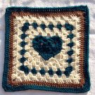 Crochet Pattern Fox's Heart of a Granny 12 x 12