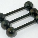 14G Tounge Blackline Barbell with Ball