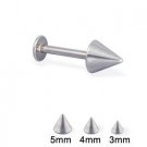 Surgical Steel Labret with Cone