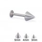 Surgical Steel Labret with Cone