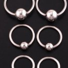 Surgical Steel BCR Rings