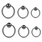 Surgical Steel Captive Bead Ring