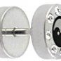 Surgical Steel Jeweled Ear Young Ying Logo Design