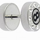 Surgical Steel Jeweled Ear 8 Logo Design