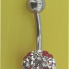 Swarovski,preciosa Crystal stone Belly Ring