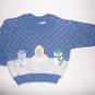 NWT Talbots Infant Baby Sweater Snowmen Snowman 6 mths