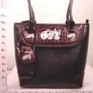 Croc Skin Look - Tractor Casting - Brown/Black (X079337)