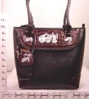 Croc Skin Look - Tractor Casting - Brown/Black (X079337)
