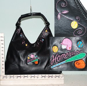 Purse - Hobo - Baseball Theme(X092255)