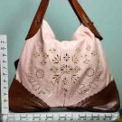 Shoulder Bag - Punched Garden Design Leather Look (X099873)