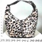 PURSE -  ANIMAL FUR  LOOK - LEOPARD - SHOULDER BAG (X70240)