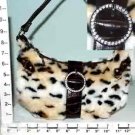 HANDBAG - ANIMAL FUR LOOK TIGER-STONE BUCKLE - (X70238)