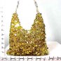 SEQUIN BEADS PURSE HOBO - GOLD - SMALL (X071748)