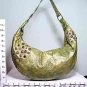 PURSE - GREEN - SILVER STUDS - MULTI STORAGE INSIDE (X074373)