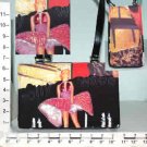 PURSE - SEQUENCE BEADED - PINK LADY  -  BLACK (X031000)