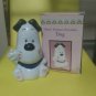 Dog Figurine Ceramic-Porcelain Hand Painted