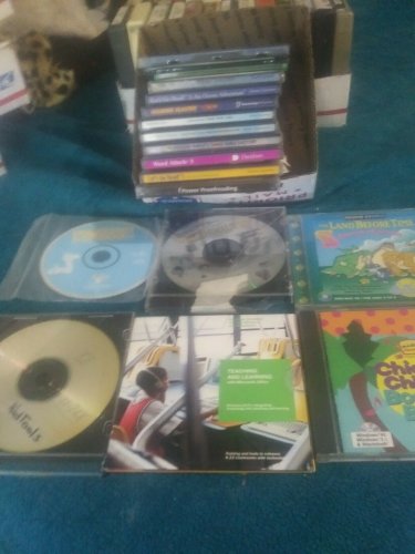 20 Educational CD-Rom Discs - Nice Assortment Math Phonics & More