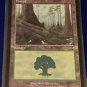 magic the gathering Forest-land  Card 348/350 Mercadian Masques set