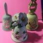 Lot Of 3 Vintage Porcelain/Ceramic Bells all in good condition...
