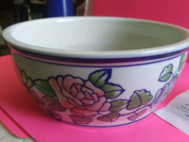 Imported Glazed Ceramic Bowl, Dinnerware 9.5 Inch
