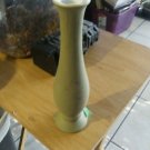 Vintage Green Bud Vase 9"