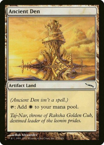 Ancient Den Mirrodin PLD Artifact Common MAGIC THE GATHERING CARD ABUGames