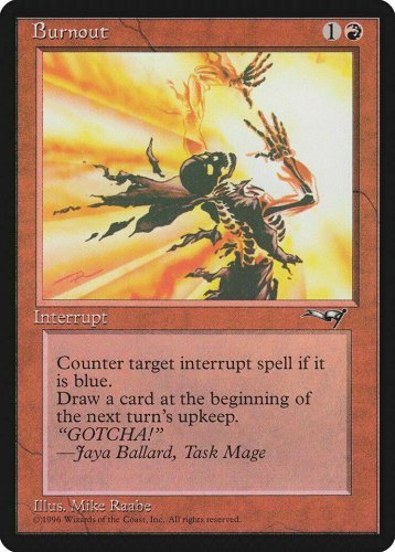 Burnout [Alliances] NEW MTGCARD SHIPS FREE