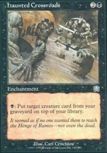 Haunted Crossroads *Uncommon* Magic MtG x1 Mercadian Masques SP NEW SHIPS FREE