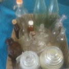 18 ANTIQUE BOTTLES and other Collectible Pieces