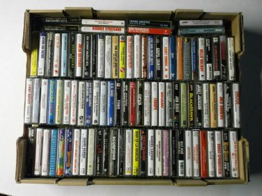 8 Vintage Collectible Misc. Assorted Cassette Tapes
