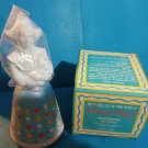 VTG Avon Belles of the World Dutch Maid Moonwind Cologne Bottle Glass Figurine