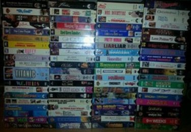 6 Random VHS Movies Action/Horror/Drama/Sci-fi/Comedy/Animated/ETC. SHIPS FREE