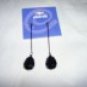 Long Black earrings