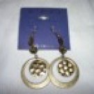 Sensitive Solutions Blackish Gold round earrings