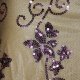 Sequins and thread embroidery