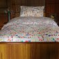 NEW luxury single / twin duvet cover set & PC 350 TC Alpha Beta Coll. FREE S & H WORLDWIDE