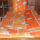 New soft single / twin cotton flannel printed sheet set & PC heavy Free S & H worldwide