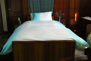 New luxury printed single / twin duvet cover set with zips & pillowcase 350 TC  Catalyst collection