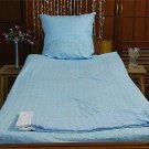 New Luxury single / twin cotton flannelle sheet set with pillowcase 300 gsm. Angeliq planes blue