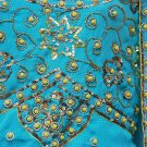 Aqua hand embroidered salwar kameez / lehenga choli designer partywear in crepeCustom tailoring