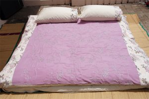 Amarante 600 TC + embroidered EMPEROR duvet cover set & PC. NEW FREE S & H WORLDWIDE