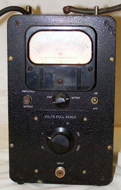 Electronic Ac Volt Meter Decibels  Ballantine Model 314