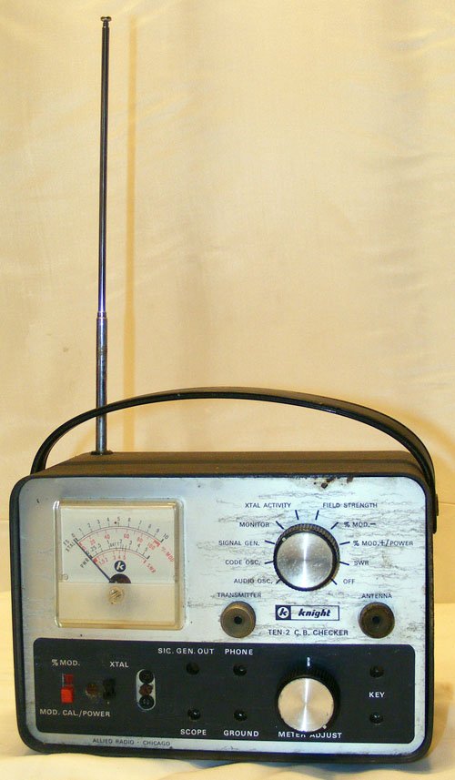 Vintage Allied Radio Knight TEN2 C.B. Checker CB Test