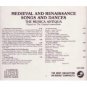 Medieval & Renaissance Songs & Dances by Musica Antiqua