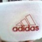 White Adidas Wristbands (set of 2)